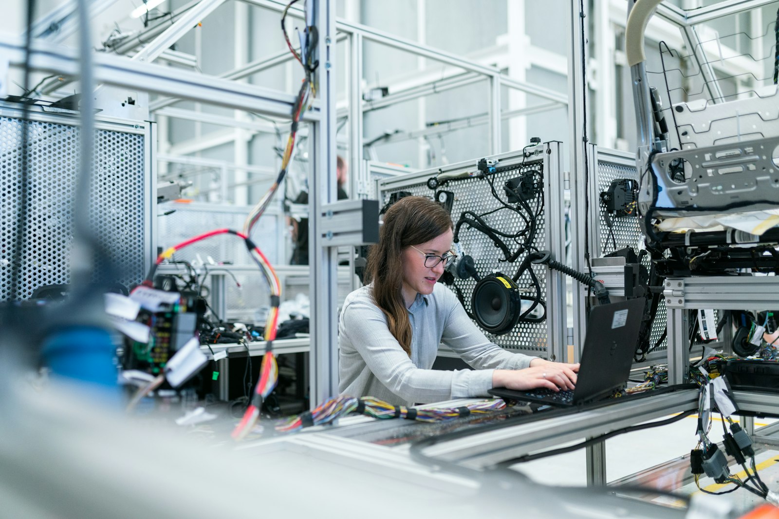 Interior of a manufacturing facility